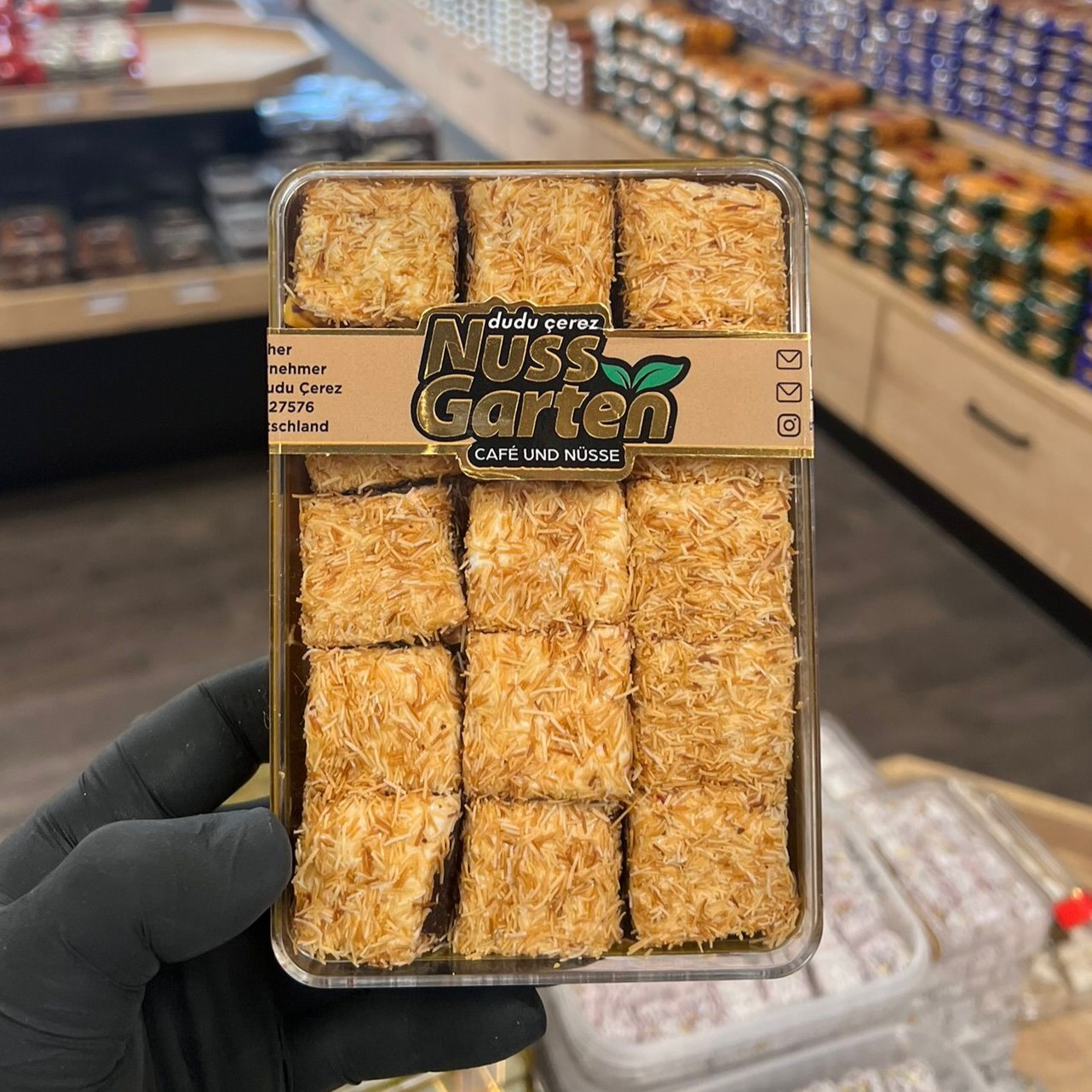 Baklava-Lokum mit Pistazien und Kadaif 2 Baklava-Lokum mit Pistazien und Kadaif