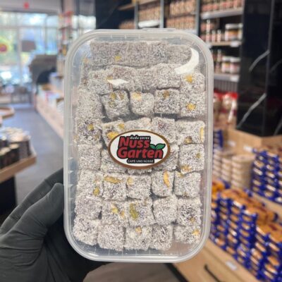 Doppelt gerösteter Lokum mit Pistazien